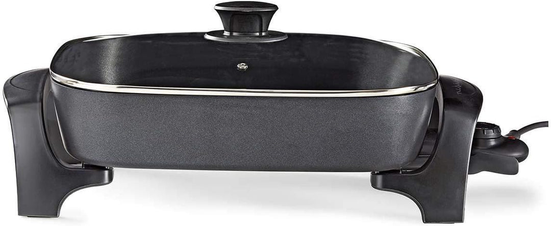 Elektrische Pfanne - 40 cm - Dickwandiges Aluminium-Gussgehäuse Single, Single