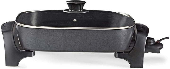 Elektrische Pfanne - 40 cm - Dickwandiges Aluminium-Gussgehäuse Single, Single