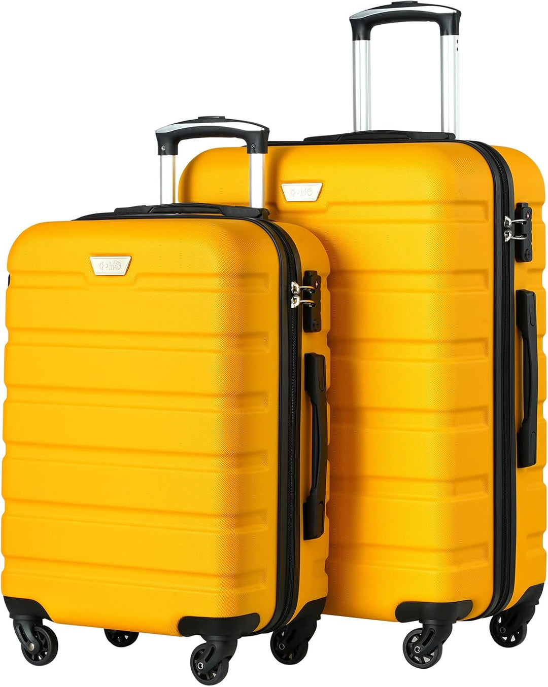 COOLIFE Hartschalen-Koffer Trolley Rollkoffer Reisekoffer ardschale Boardcase Handgepäck mit TSA-Sch