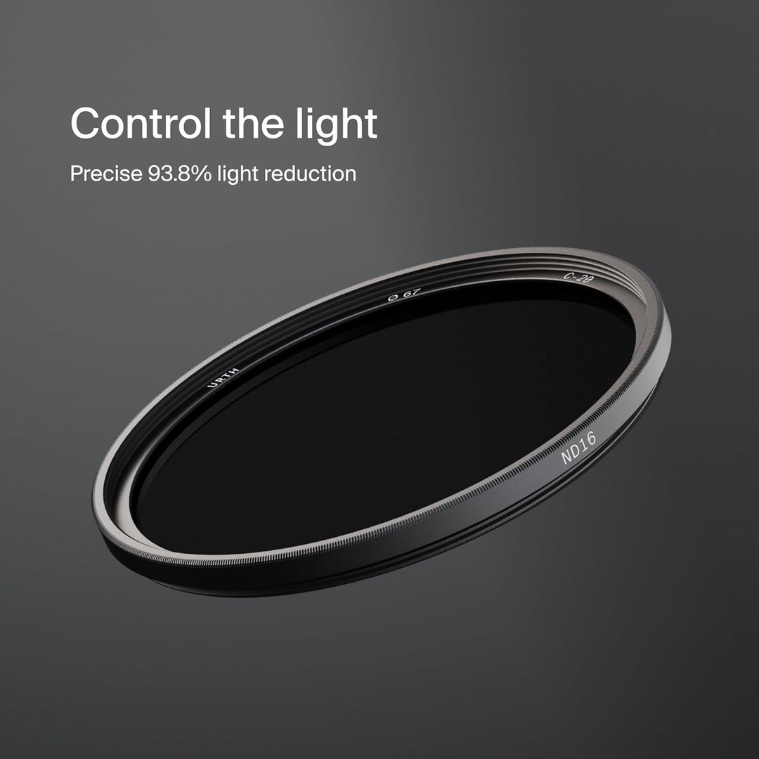 Urth 40,5 mm Graufilter ND16 (4 Stop) ND Filter (Plus) 40.5mm, 40.5mm