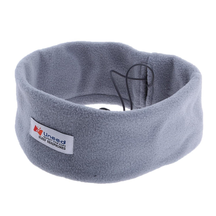 Sharplace Schlafkopfhörer Stirnband mit Kabel, Kopfhörer im Stirnband Sport, Soft Comfortable Wired