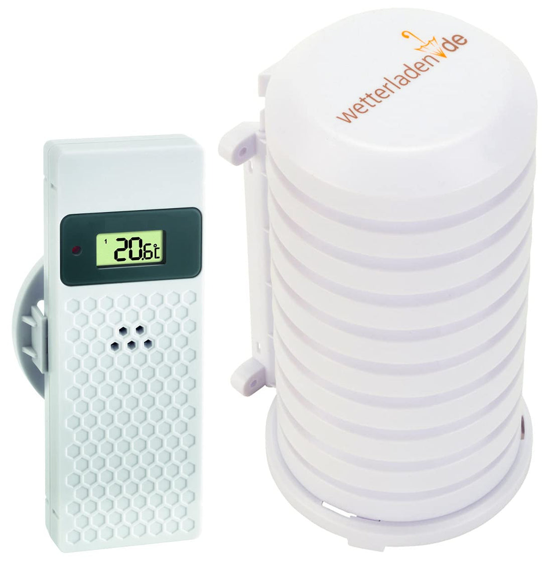 TFA Dostmann Thermo-Hygro-Sender mit Display, 30.3245.02, verwendbar als Ersatz-oder Zusatzsender (w