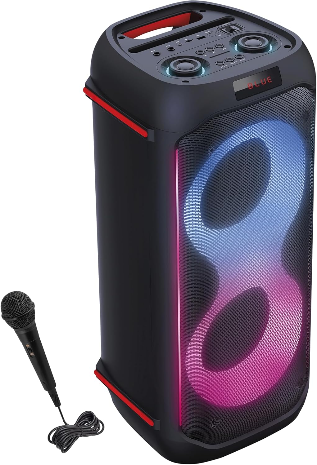 Maginon Party-Soundsystem PS-60-60 Watt-RMS, TWS-Technologie, Bluetooth, AUX, USB, Speicherkarte, Mi