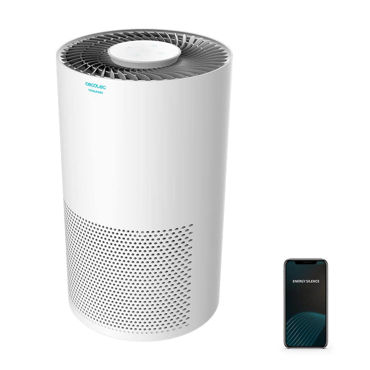 Cecotec Tragbare Luftreiniger TotalPure 7500 Connected (2000 Connected) 46.7 x 29.5 x 29.5 cm, 46.7
