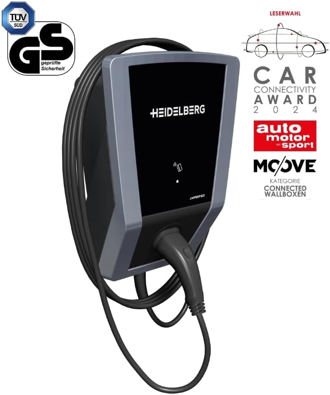 Wallbox 11 kW mit App + RFID | EV-Charger Made in Germany | Einfache Installation | Connect.Home Lad