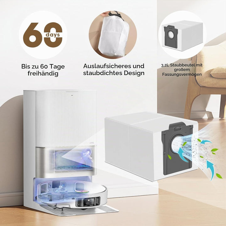 Ersatzteile Zubehörset für Dreame L40s Pro Ultra/X50 Ultra Complete/L50 Pro Ultra/X50 Master Staubsa