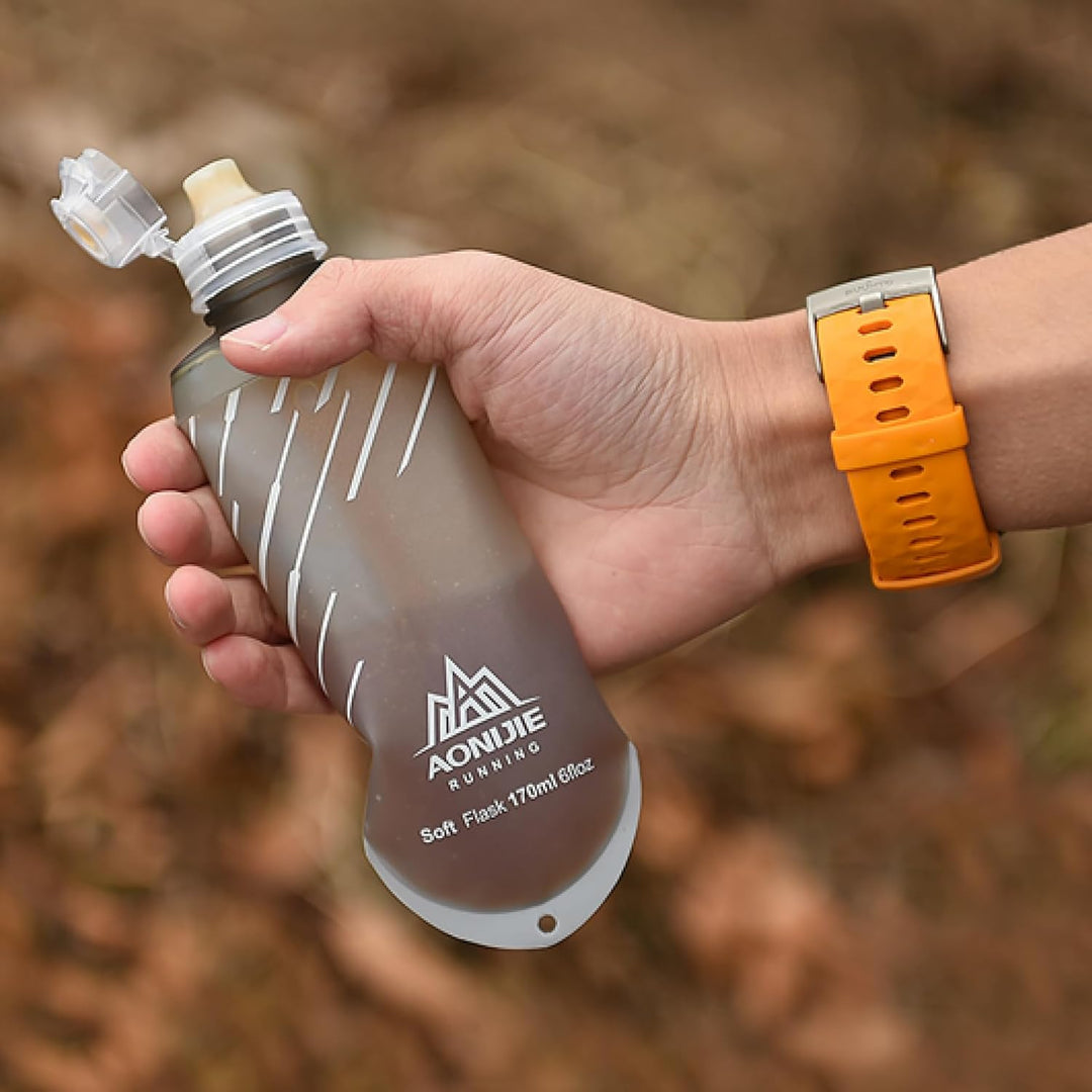 Azarxis TPU Faltbarer Soft Flask, BPA-Frei Trinkblase Trinkflaschen Wasserflasche für Trinkrucksack