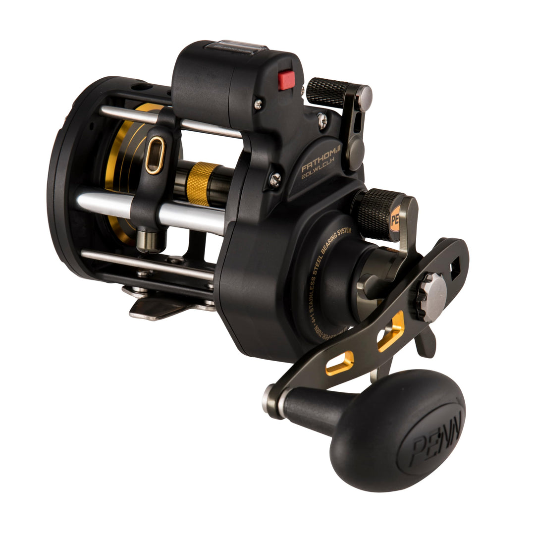 Penn Fathom II Level Wind Multiplier Rolle – Salzwasser Angelrolle für Boot, Ufer und Kajak Angeln 2