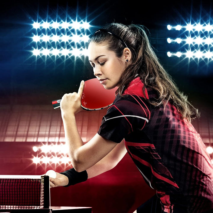 Tischtennisschläger, Tischtennis Set, 2 Tischtennis-Schläger und 3 Tischtennis-Bälle(Logo von Sporto