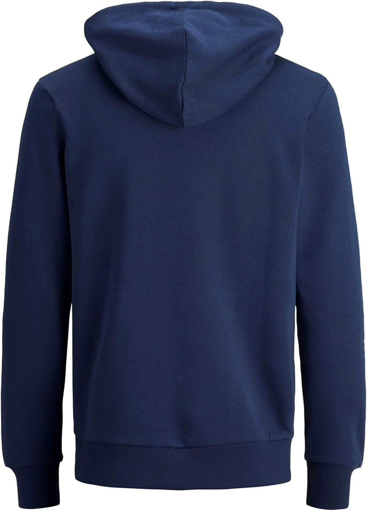 JACK & JONES Male Kapuzenpullover Logo Kapuzenpullover XS Blau (Insignia Blue/Reg Fit), XS Blau (Ins