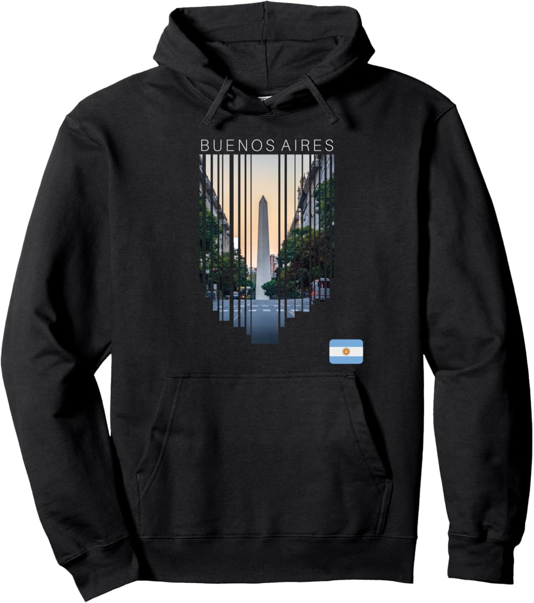 Buenos Aires Argentinien Flagge Pullover Hoodie