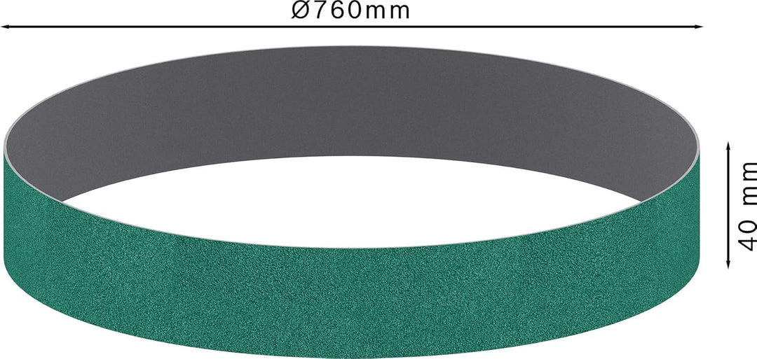 Bosch Professional 2608608Z44 Schleifband"Y580" für Edelstahl K120 40x760mm, 120, 120