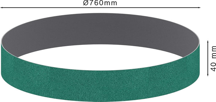 Bosch Professional 2608608Z44 Schleifband"Y580" für Edelstahl K120 40x760mm, 120, 120