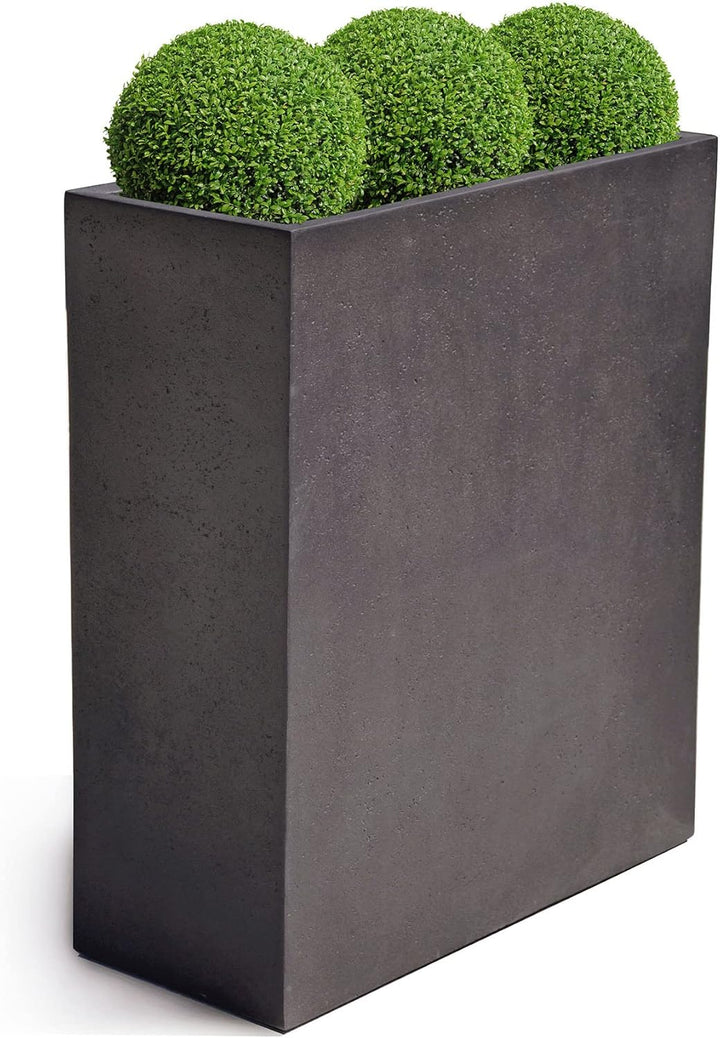 ESCHBACH® Pflanzkübel HIGH Box 60 Espresso Anthrazit Raumteiler * 60 x 24 x 74 cm * 10 Jahre Garanti