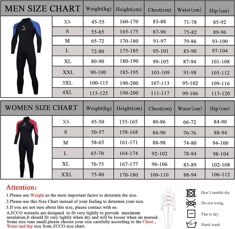 Damen-Neoprenanzug, 3 mm, für Herren, Ganzkörper-Taucheranzüge, Reissverschluss hinten, zum Tauchen,