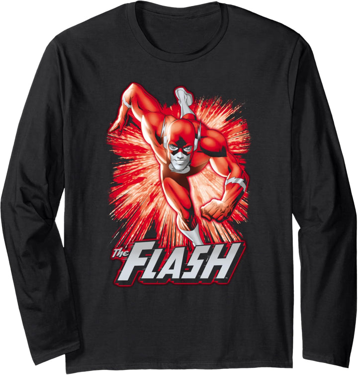 The Flash Flash Red & Gray Langarmshirt