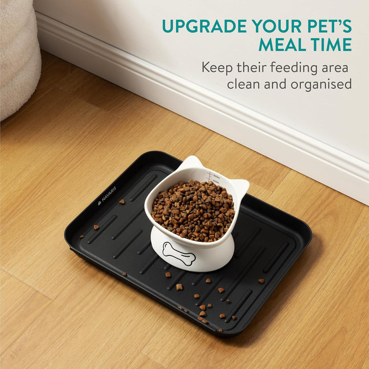 Navaris 3X Schuhablage Schuhabtropfschale klein - Schuhablage schmal 35x27x2,5cm - Erhöhter Rand - S