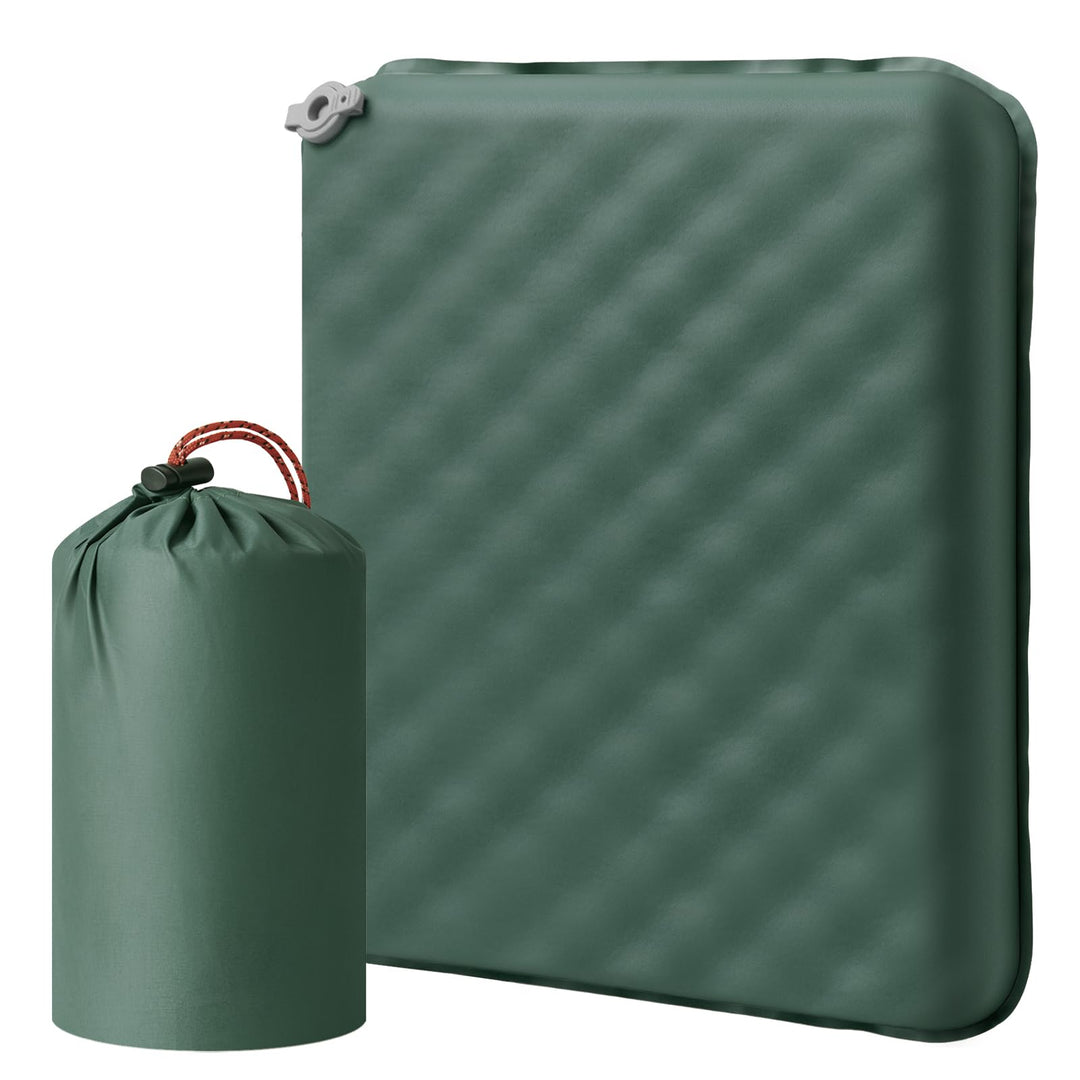 Sitzkissen Selbstaufblasend 41 x 32 x 4 cm, Sitzkissen Outdoor, Camping Kissen Sitzunterlage Outdoor