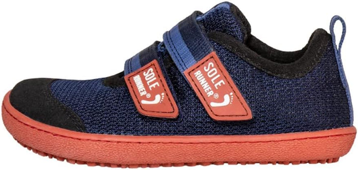 Sole Runner Unisex Kinder Puck 4 Sneaker, Navy Orange, 35 EU