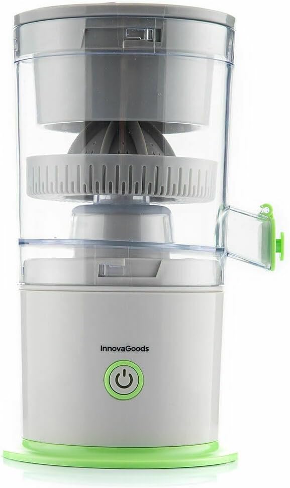 InnovaGoods® Automatische Orangenpresse, wiederaufladbar, 250 ml, 40 W, freihändige Entsafter, ausla