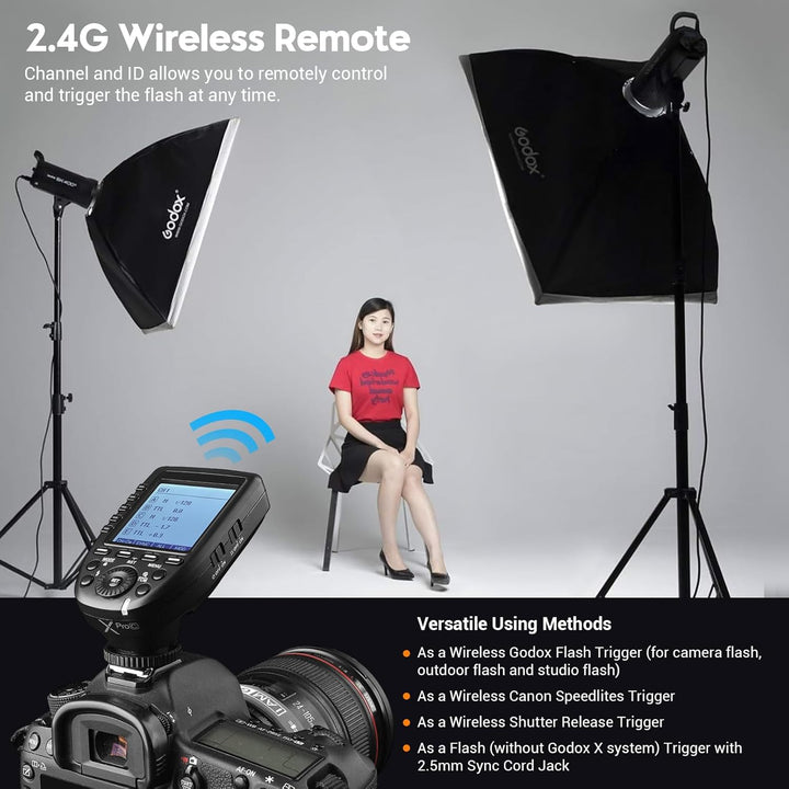 Godox Xpro-c E-TTL 2.4 G Wireless High Speed Sync 1/8000s X System HSS Blitzauslöser für Canon EOS K