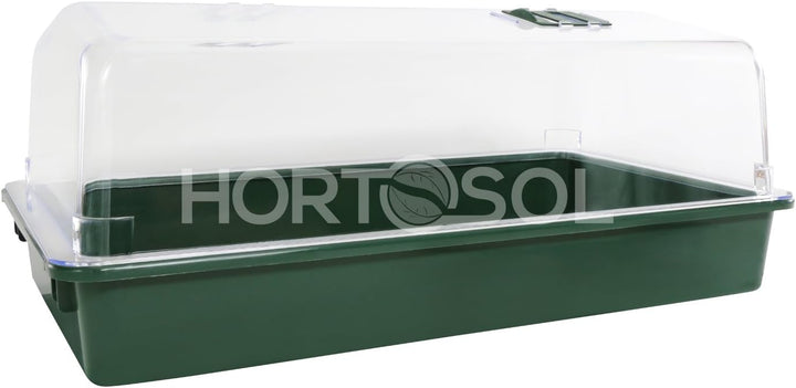 HORTOSOL 30w XXL grosses Zimmergewächshaus beheizt 56x32x21 cm