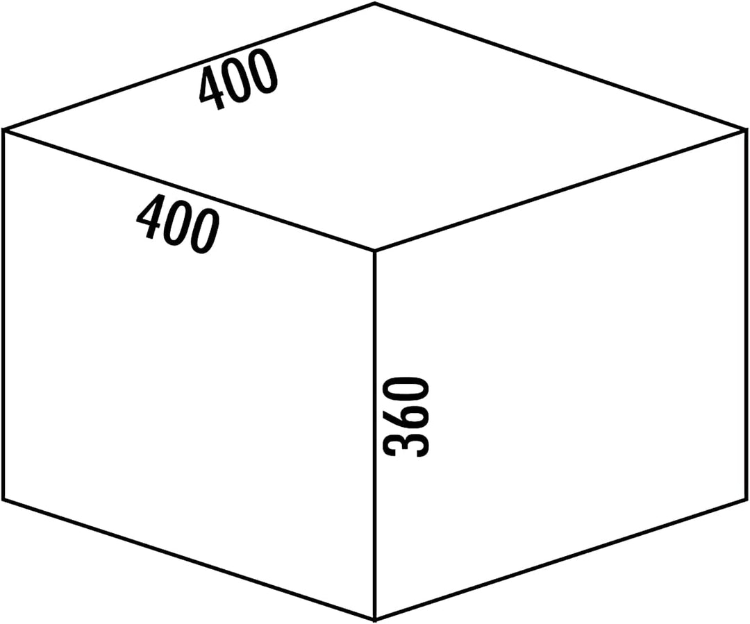 Naber Cox® Box 2T 400-2. Abfallsammler, hellgrau.