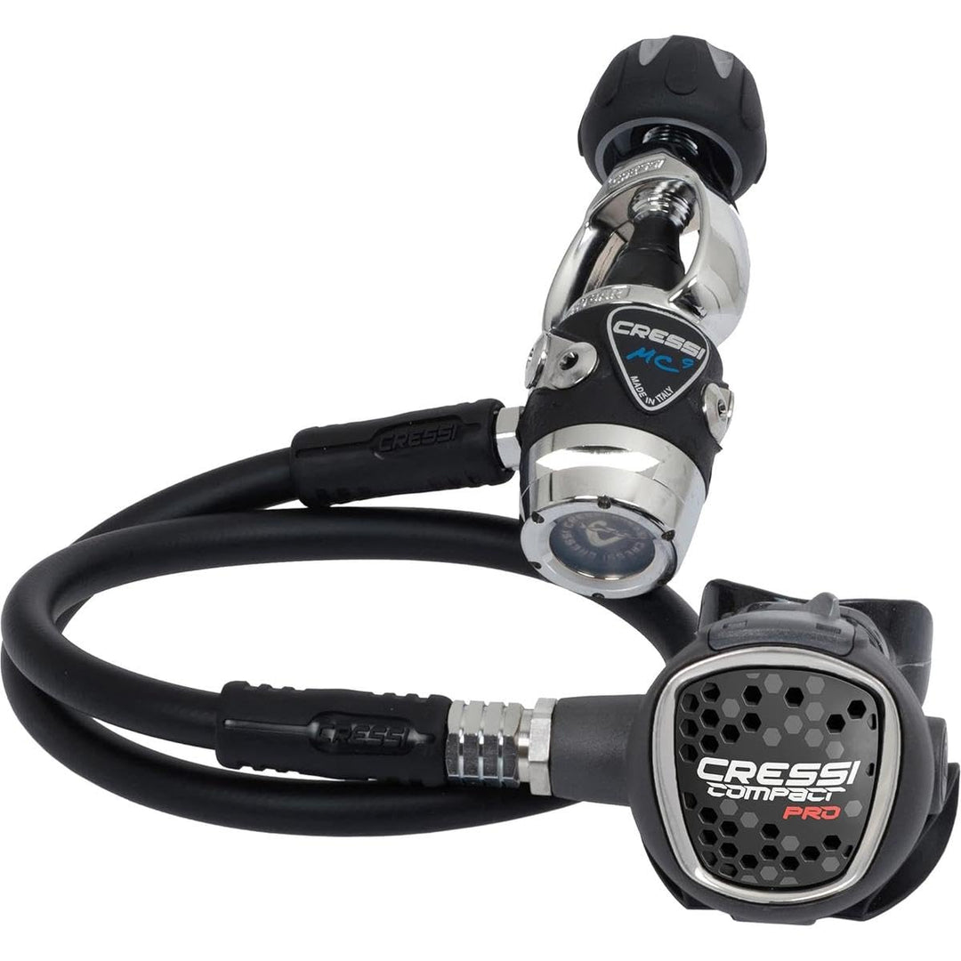 Cressi MC9-SC /Compact Pro Regulator - Erwachsene Atemregler SC in der Version INT oder DIN 300, INT