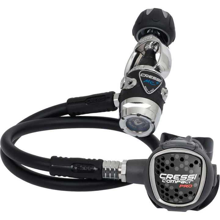 Cressi MC9-SC /Compact Pro Regulator - Erwachsene Atemregler SC in der Version INT oder DIN 300, INT