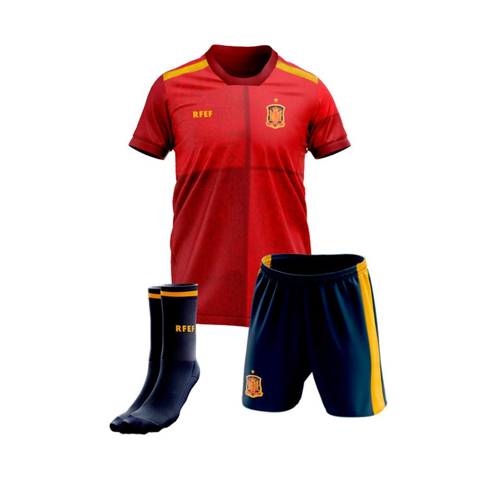 RFEF Baby - Jungen Minikit Baby Mini-Kit für Kinder 12 Monate Rot, 12 Monate Rot