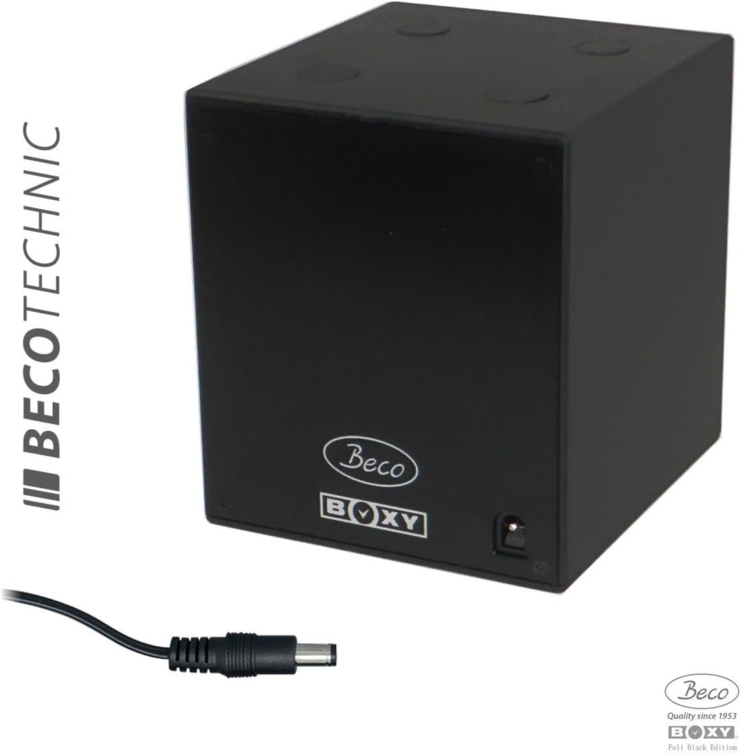 Uhrenbeweger BOXY CLASSIC MOBIL FLEX FULL BLACK - Kollektion 2024 - für Safe/Tresor, Schrank, Reise