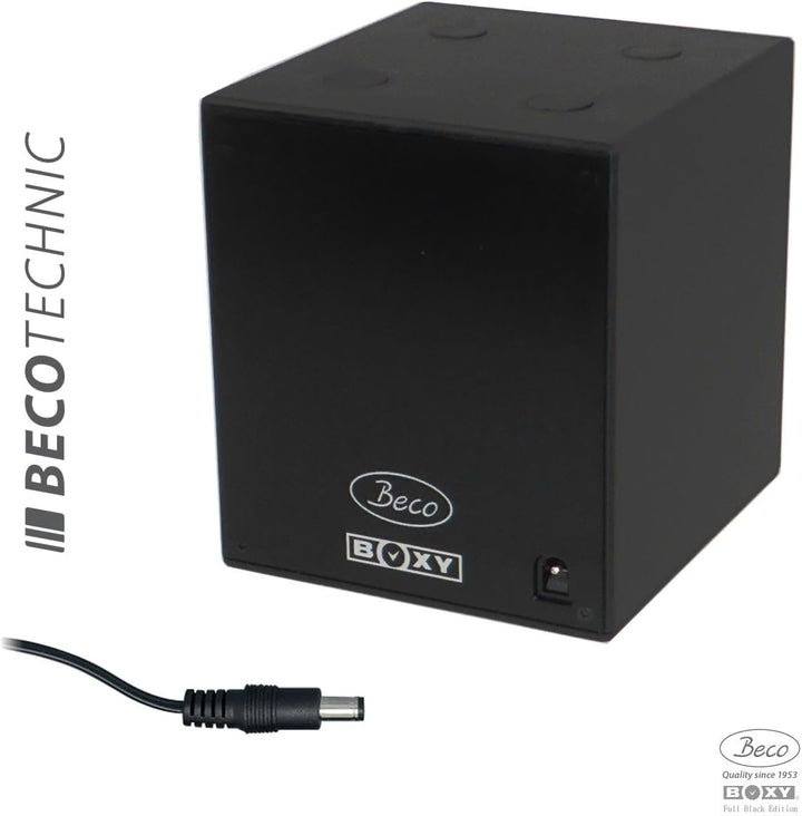 Uhrenbeweger BOXY CLASSIC MOBIL FLEX FULL BLACK - Kollektion 2024 - für Safe/Tresor, Schrank, Reise