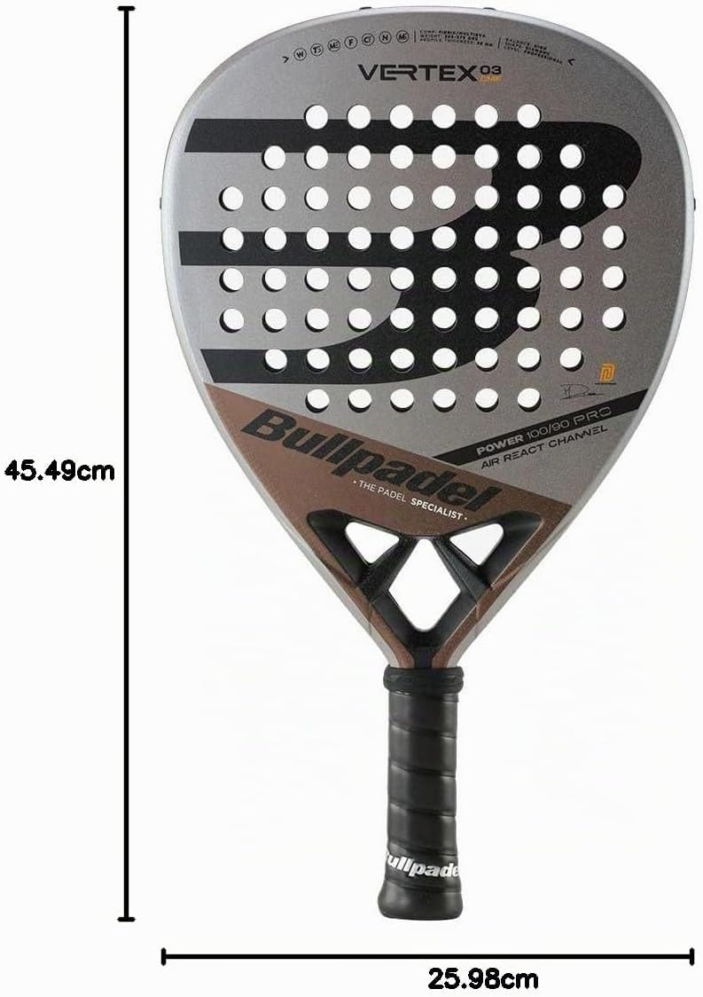 Bullpadel Vertex 03 Comfort 23 Herren-Schläger, Mehrfarbig, Einheitsgrösse