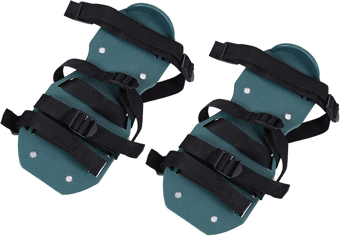 Yosoo Health Gear 1 Paar Rasenbelüfter-Sandalen, Robuste Gras-Spikes-e, Vormontiert für mit Verlänge