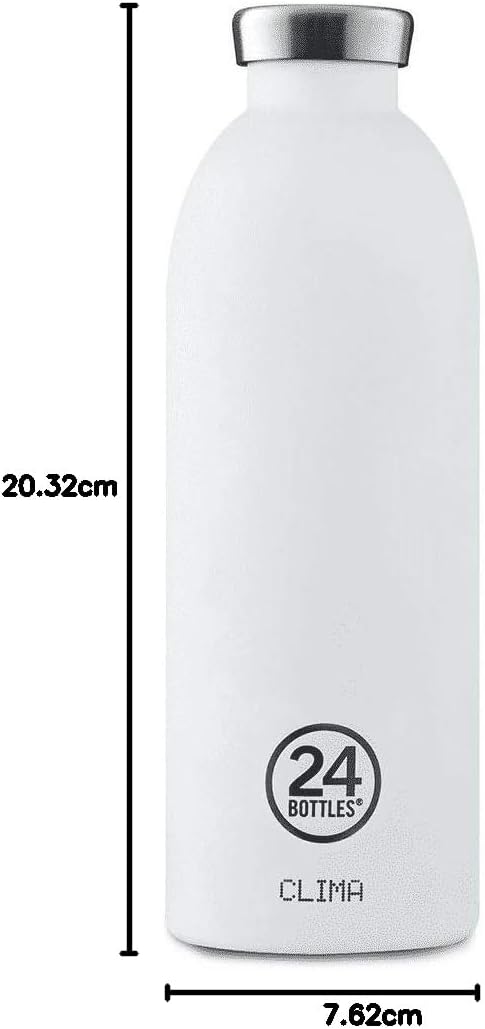 24Bottles Clima Trinkflasche 850 ml Tägliche Nutzung Schwarz, Weiss Edelstahl