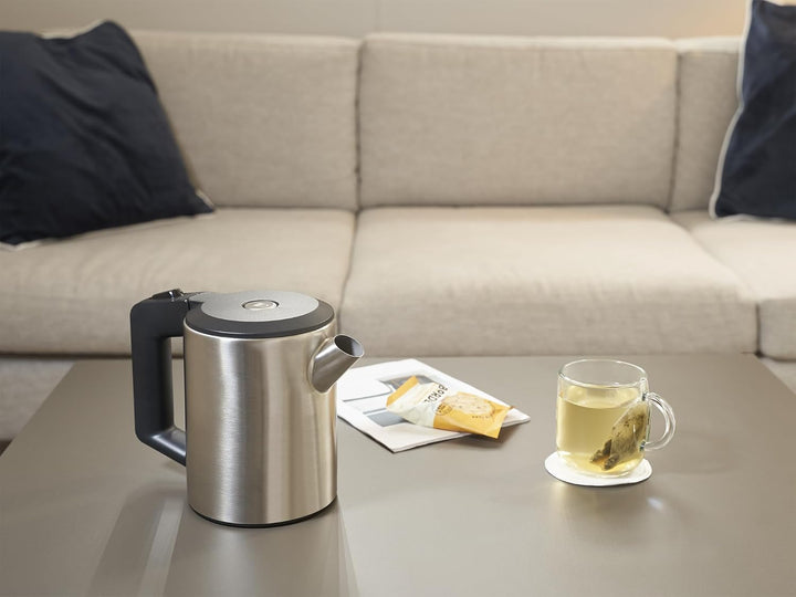Corby Canterbury 0,6 l Wasserkocher aus gebürstetem Stahl – EU-Stecker