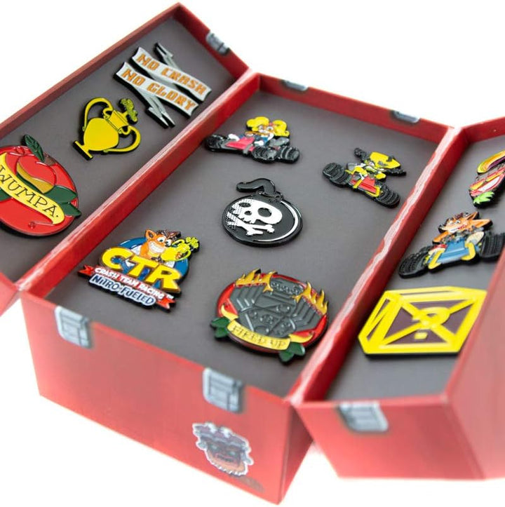TUBBZ Crash Team Racing Nitro-Fueled Toolbox Pin Set NS1609 multi einheitsgrösse