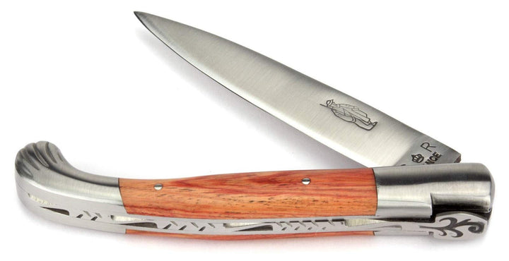 Thiers-Issard Voyageur - 12 cm Jakobsweg Taschenmesser - Griff Rosenholz - Messer Klinge 10 cm 12C27