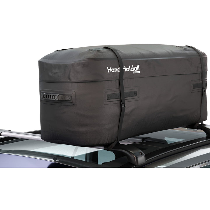 HandiWorld – wasserdichte Dachtasche/Dachbox (schwarz), 175 Liter – grosse Cargotasche – Stabiler Fa