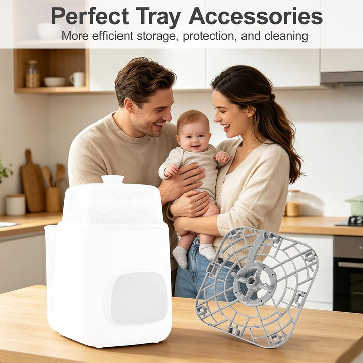 Ersatz-Bodenablage für Momcozy KleanPal Pro BS03 Babyflaschenspüler, BPA-Freie Basisablage Hitzebest