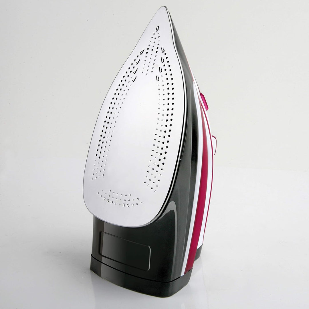 BLACK+DECKER BXIR2600E Dampfbügeleisen, 2600W, Kunststoff, Rosa/Weiss