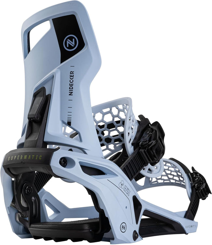 Nidecker Unisex – Erwachsene Supermatic Snowboard-Bindungen Kanonenblau S, Kanonenblau S