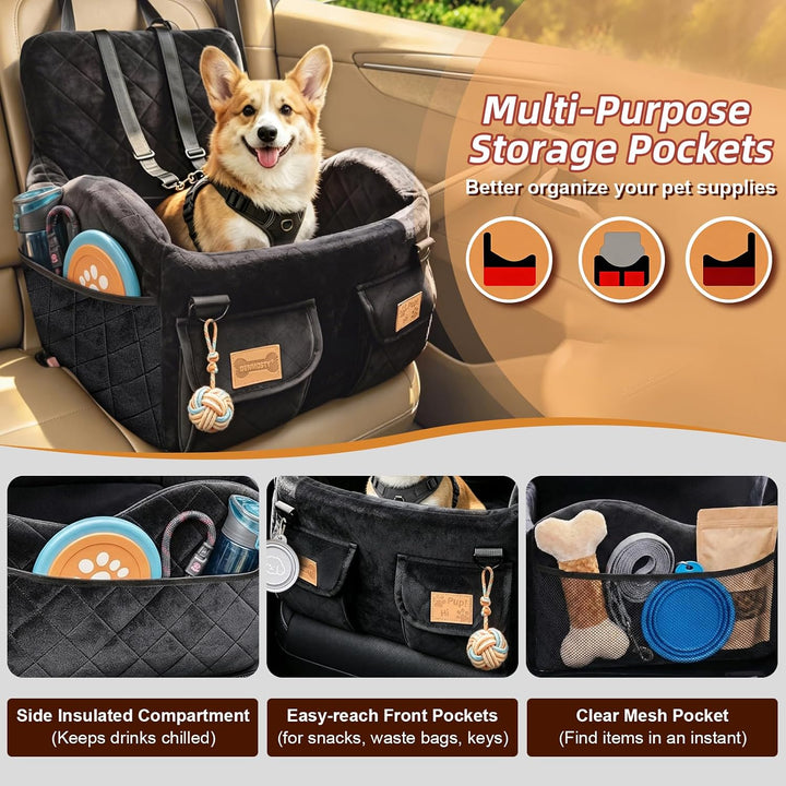 Hundesitz Auto Hundeautositz Kleine &amp; Mittlere Hunde bis 20 kg