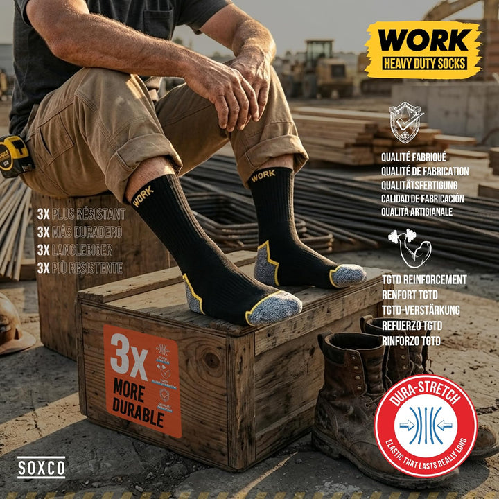 10 Paar Herren Socken Arbeitssocken WORK Socks 39-42 Schwarz (10 Paare), 39-42 Schwarz (10 Paare)