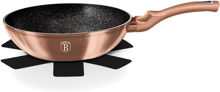 Berlingher Haus Pfanne Wok Rosegold Collection Kupfer 28 cm - BH-1512