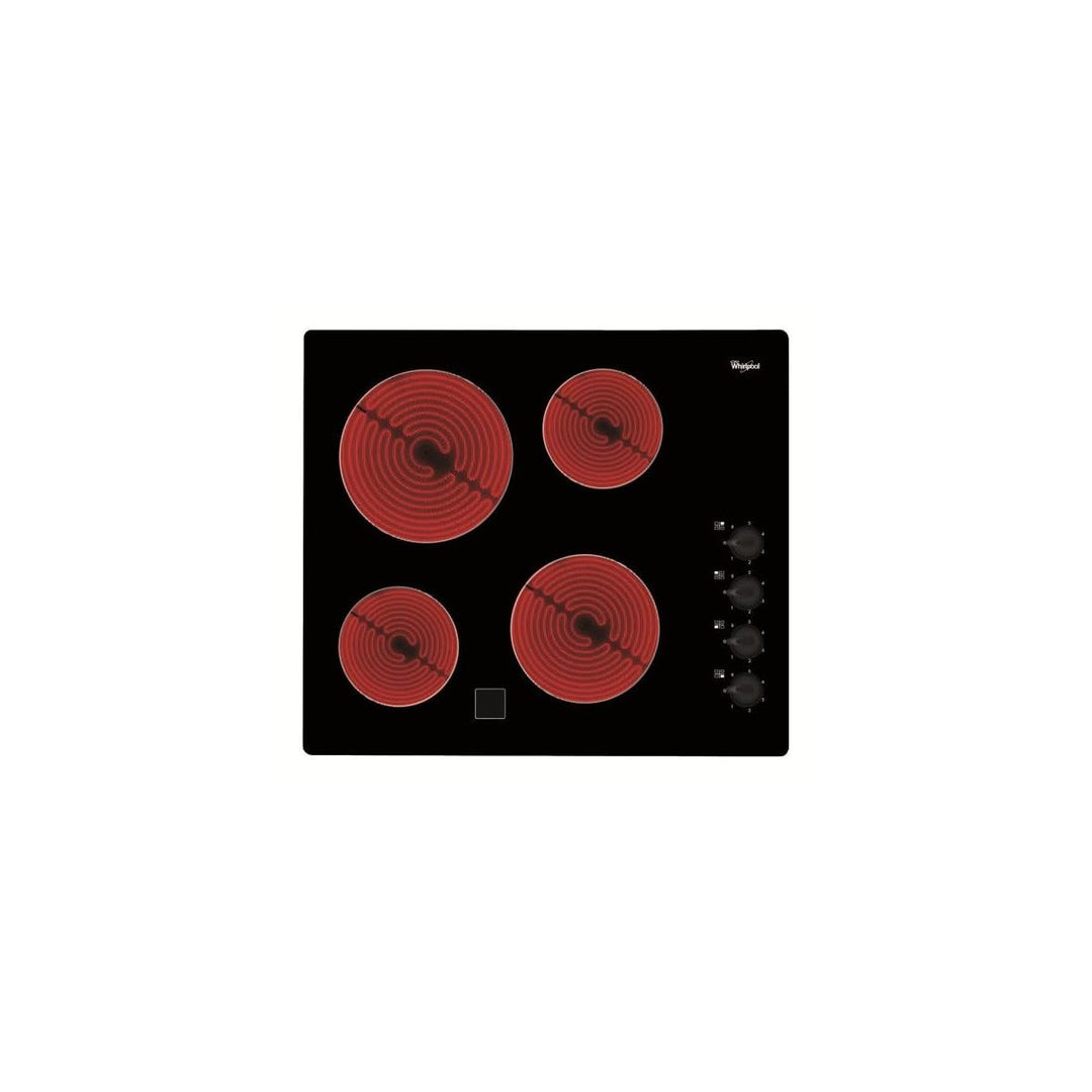 Whirlpool AKM9010NE Platte – Platten (integriert, Keramik, Glaskeramik, schwarz, drehbar, oben recht
