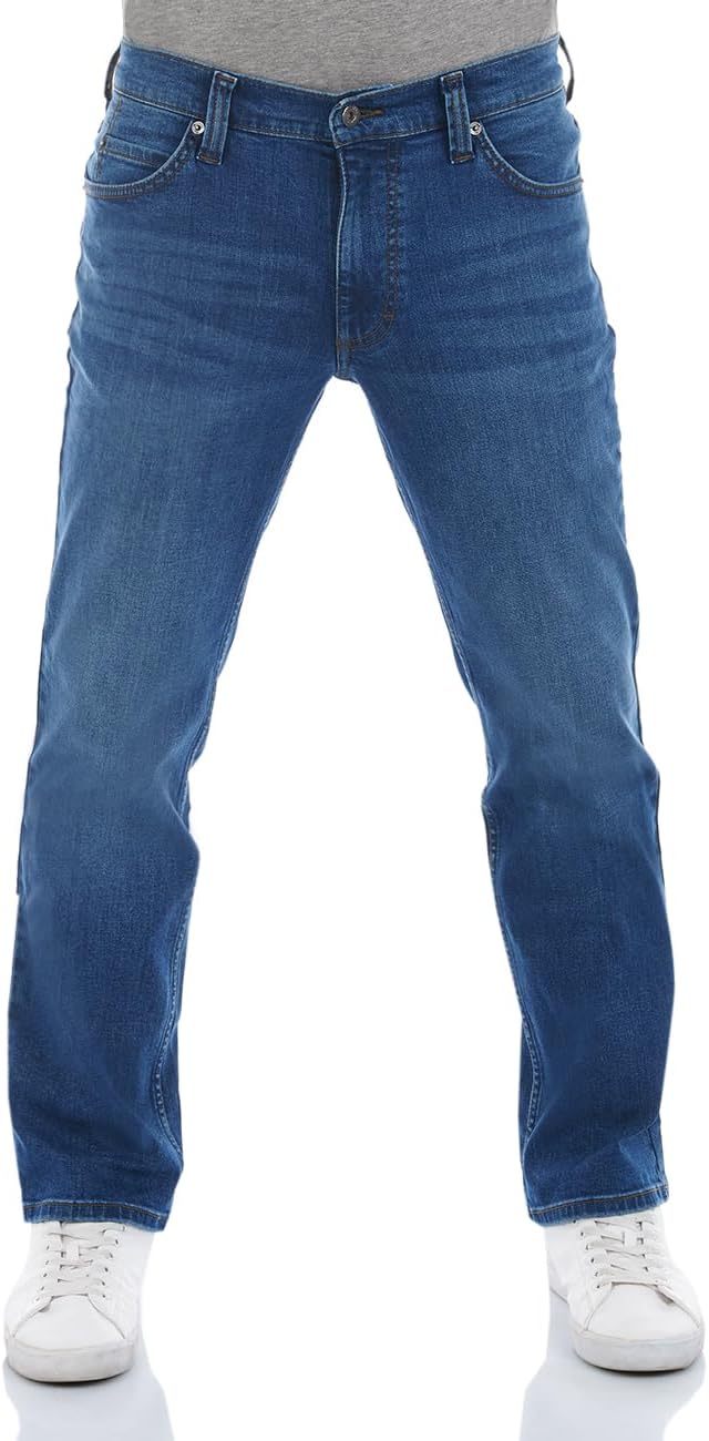 MUSTANG Herren Jeans Tramper Straight Fit Jeanshose Hose Denim Stretch Baumwolle Blau Schwarz w30 w3
