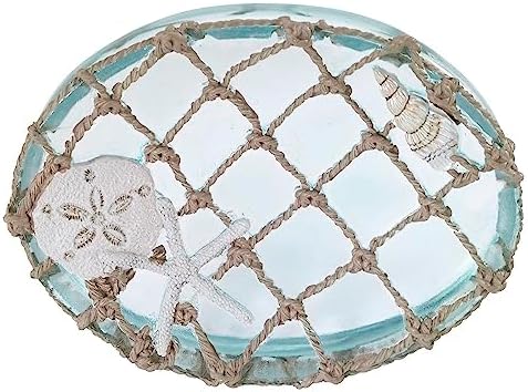 Avanti Linens Badezimmerzubehör aus Seeglas Seaglas-Kollektion, Harz, Mehrfarbig, Soap Dish Soap Dis