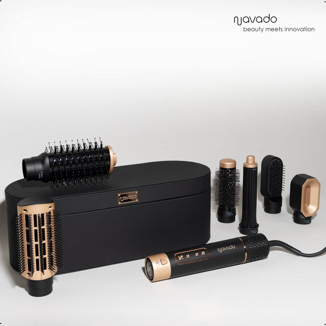 Airstyler 6 in 1, Navado Easystyler Pro 110,000 RPM High-Speed Ionic Haartrockner für Schnelltrockne