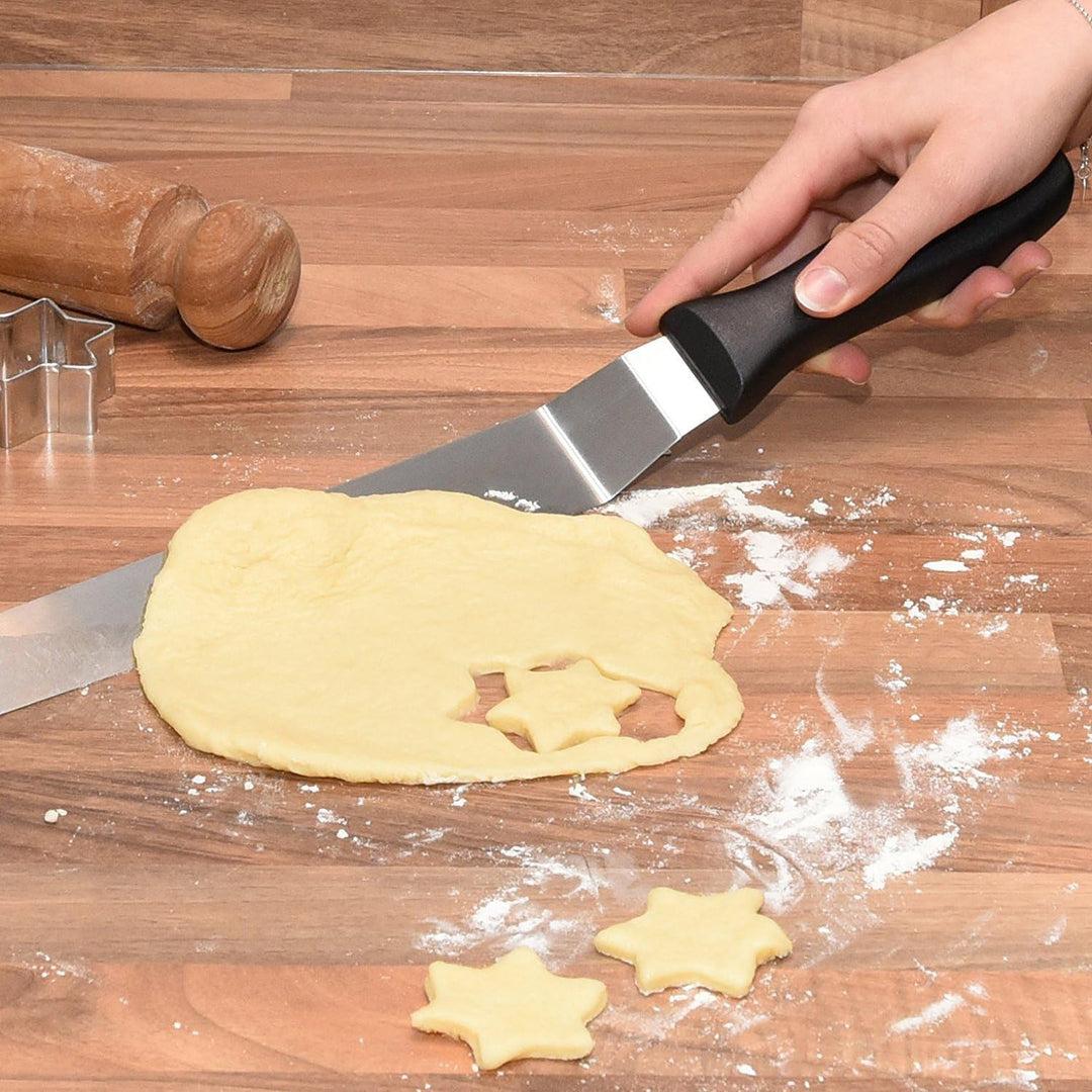3 Stück Edelstahl-Winkelpalette-Set - Tortenstreich- und Teiler für professionelle Backwaren - Koch-